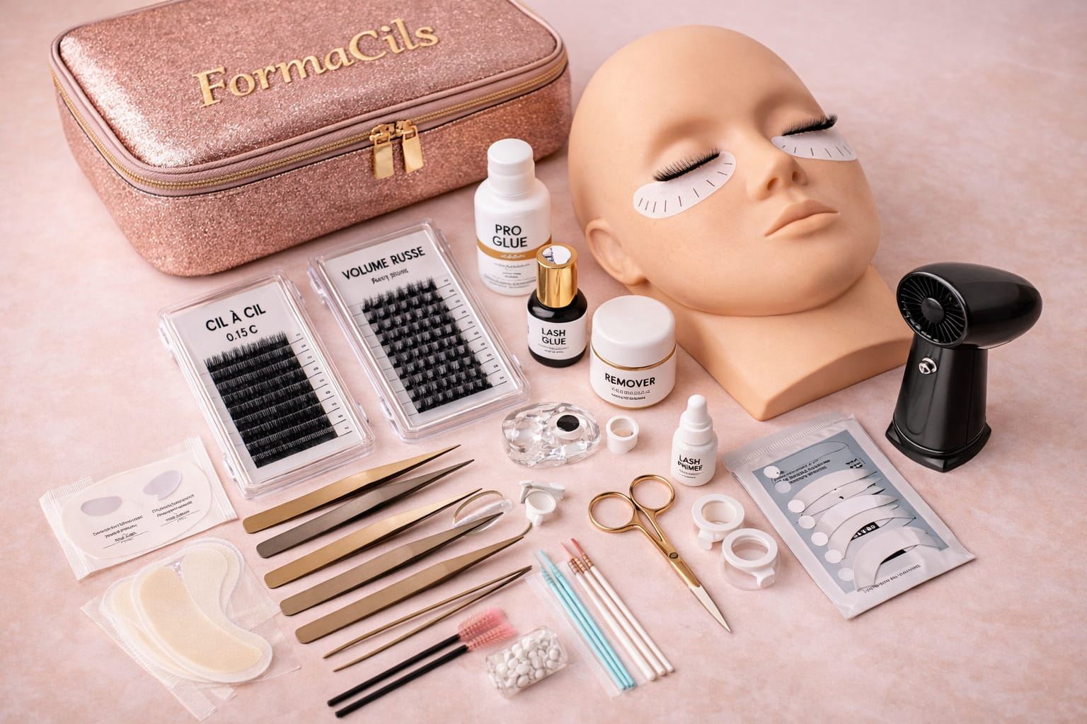 kit de formation extension de cils offert